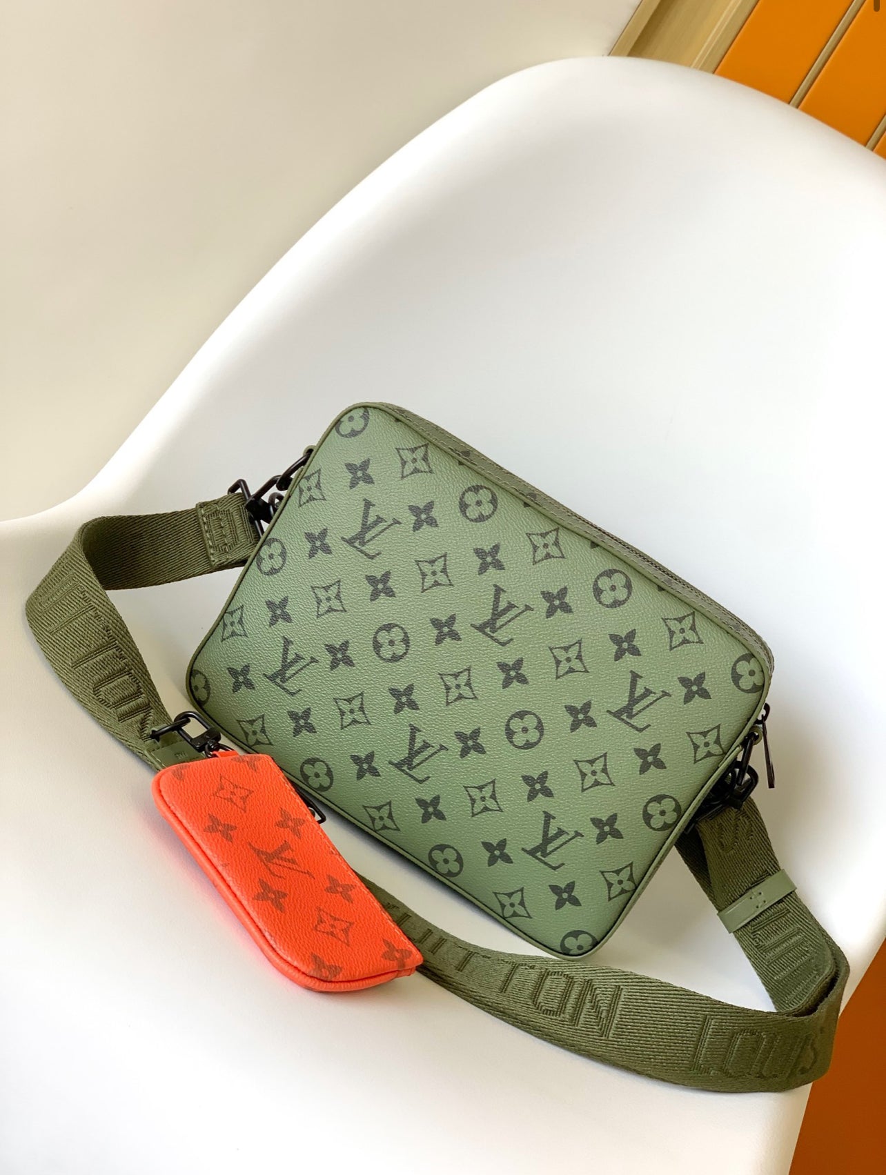 Louis Vuitton Trio Messenger Bag | Monogram Eclipse | 3-in-1 Crossbody