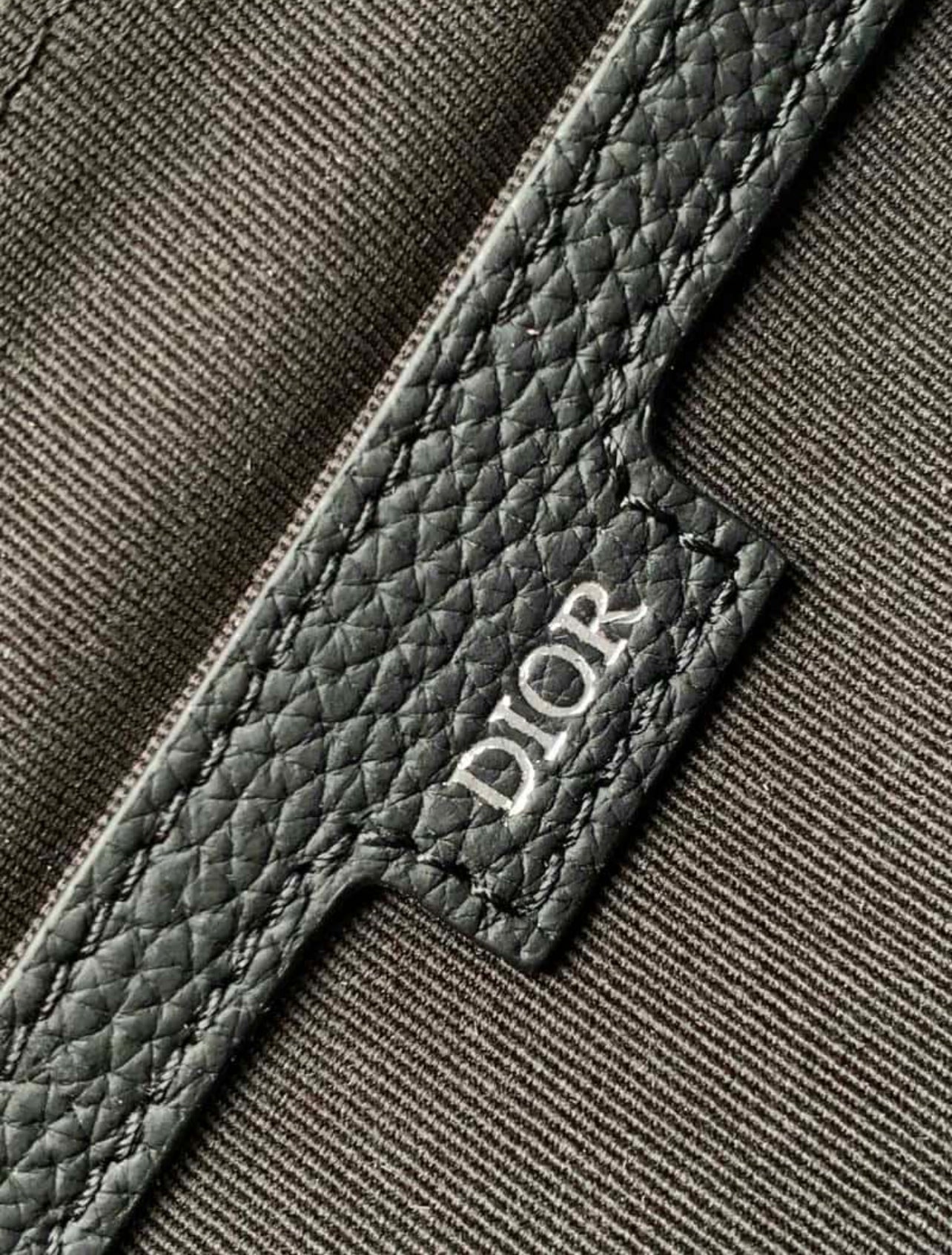 Dior Black Oblique Saddle Pouch Bag – 100% Authentic