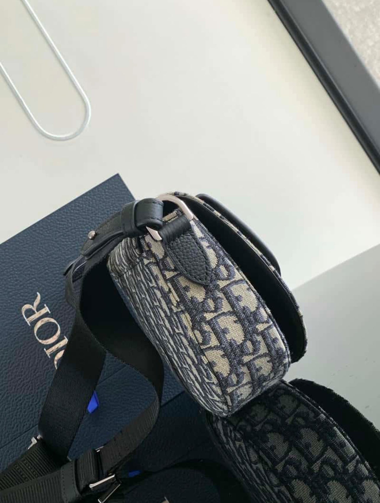 Dior Black Oblique Saddle Pouch – Iconic Luxury Crossbody