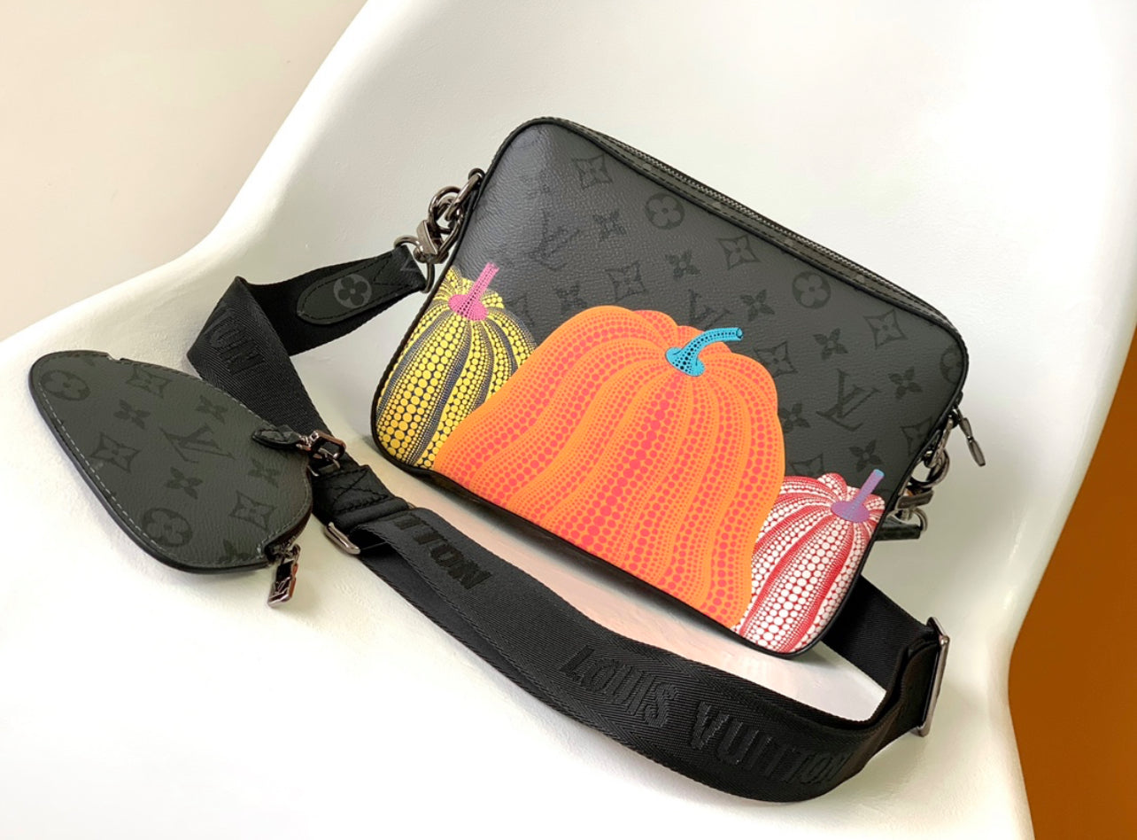Louis Vuitton x Yayoi Kusama Trio Crossbody Bag | Limited Edition | Vegan Leather