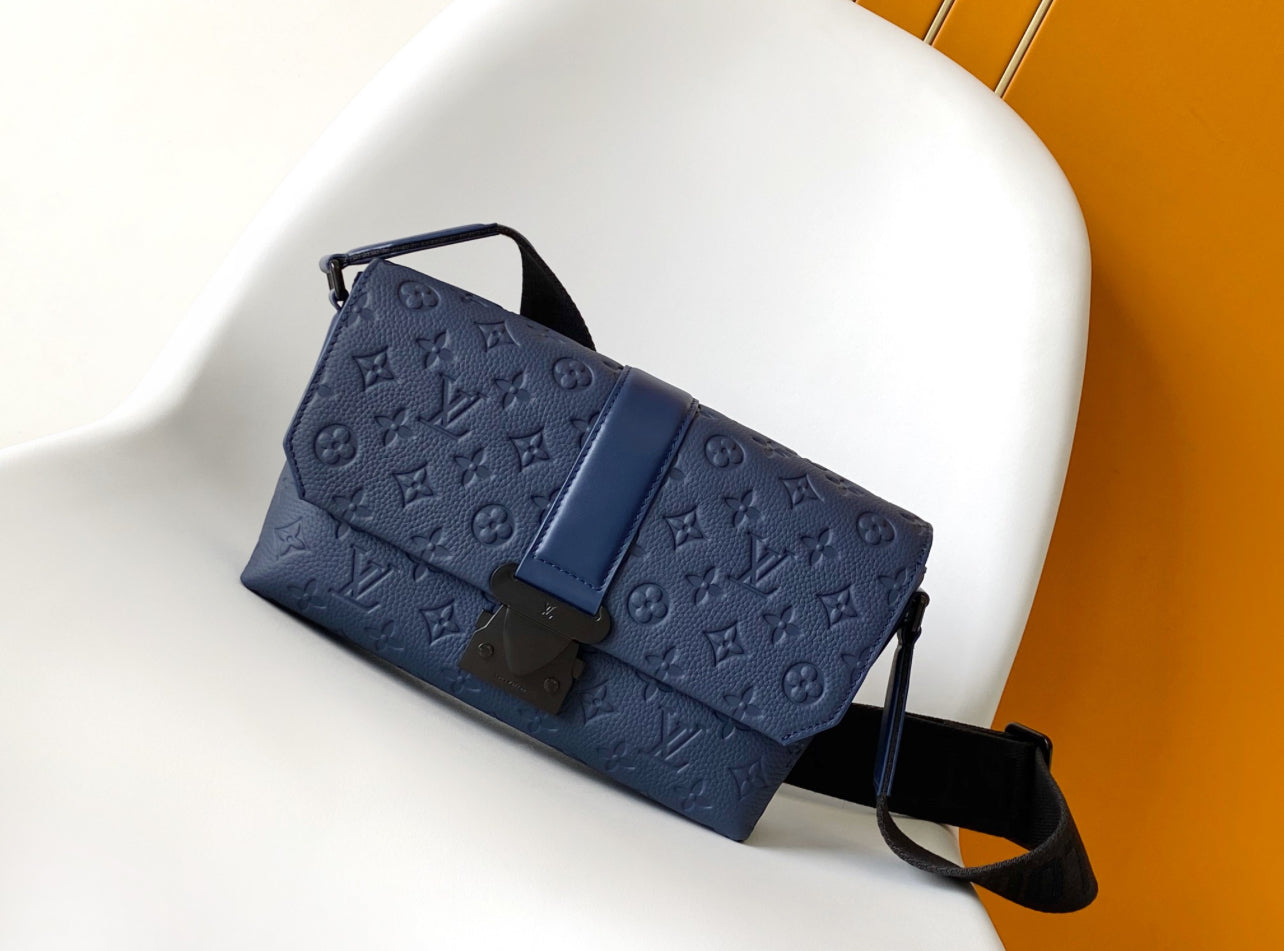 Louis Vuitton Monogram Sling Bag Set – Navy Blue | 100% Authentic