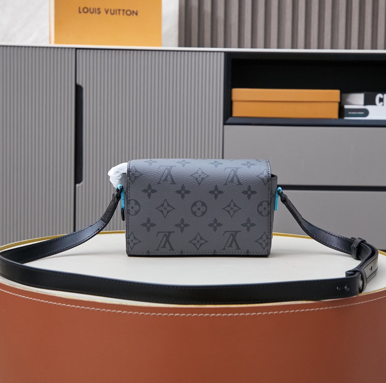 Louis Vuitton LV Aerogram Pilot Slingbag – Grey & Blue