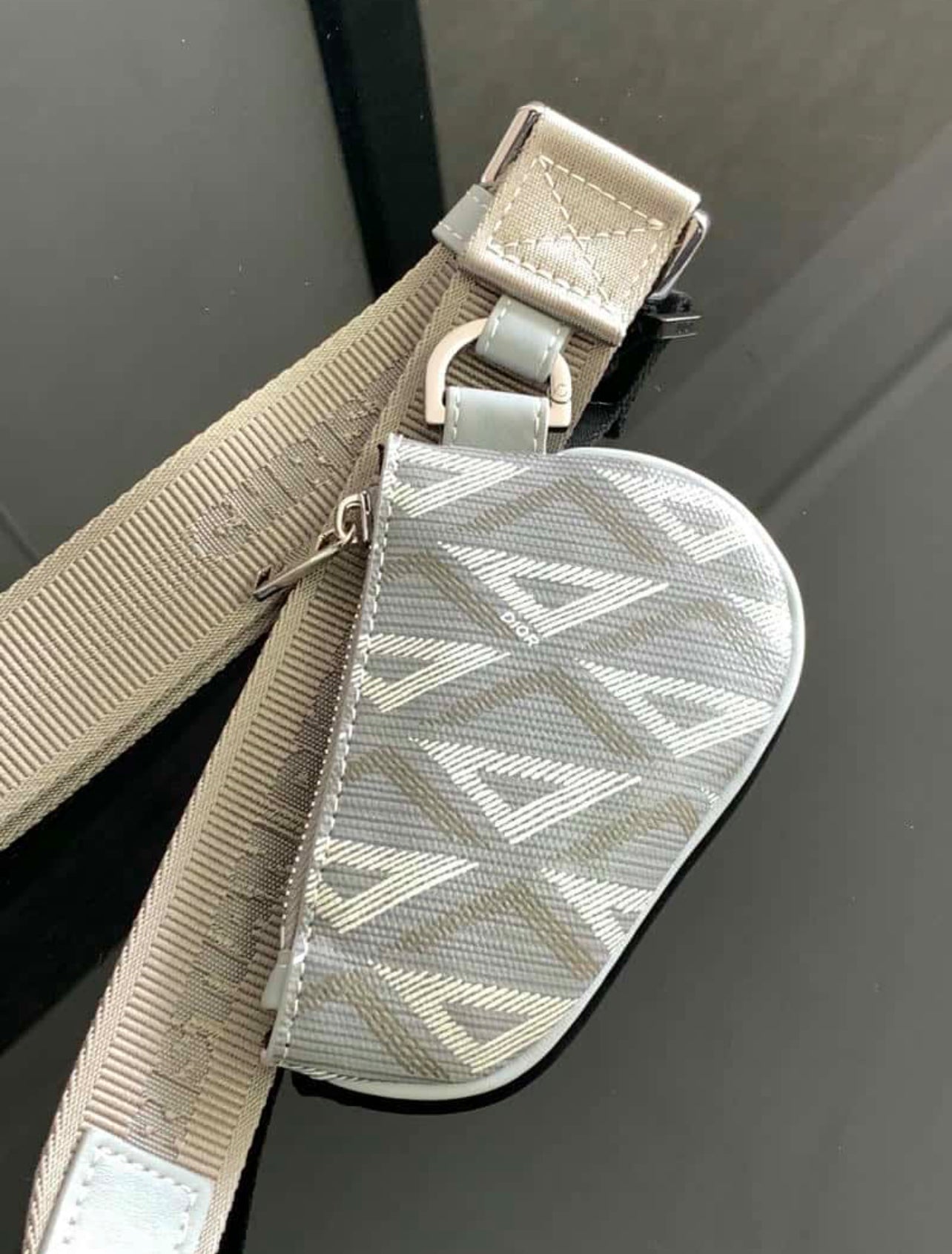 Dior Crossbody Bag – Grey Monogram
