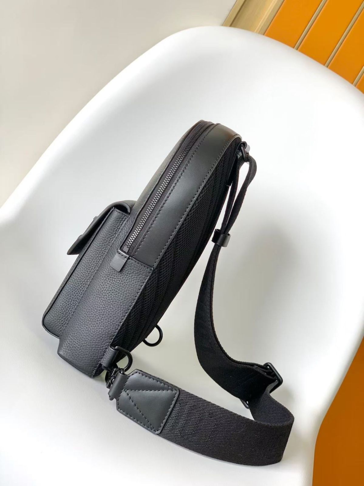 Louis Vuitton Aerogram Sling Bag - Black (Authentic)