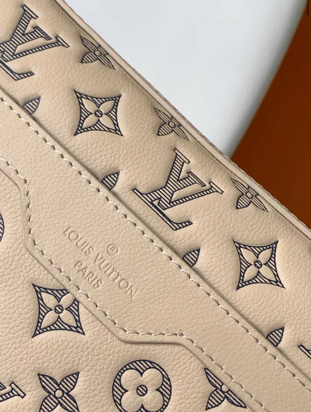 Louis Vuitton Monogram Sling Bag – Cream (Authentic, Full Set)