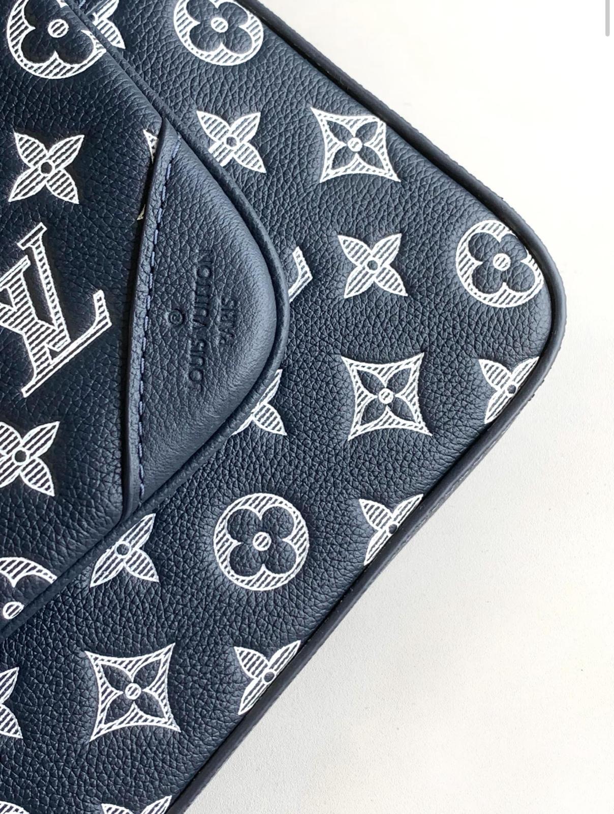 Louis Vuitton Monogram Sling Bag Set – Navy Blue | 100% Authentic