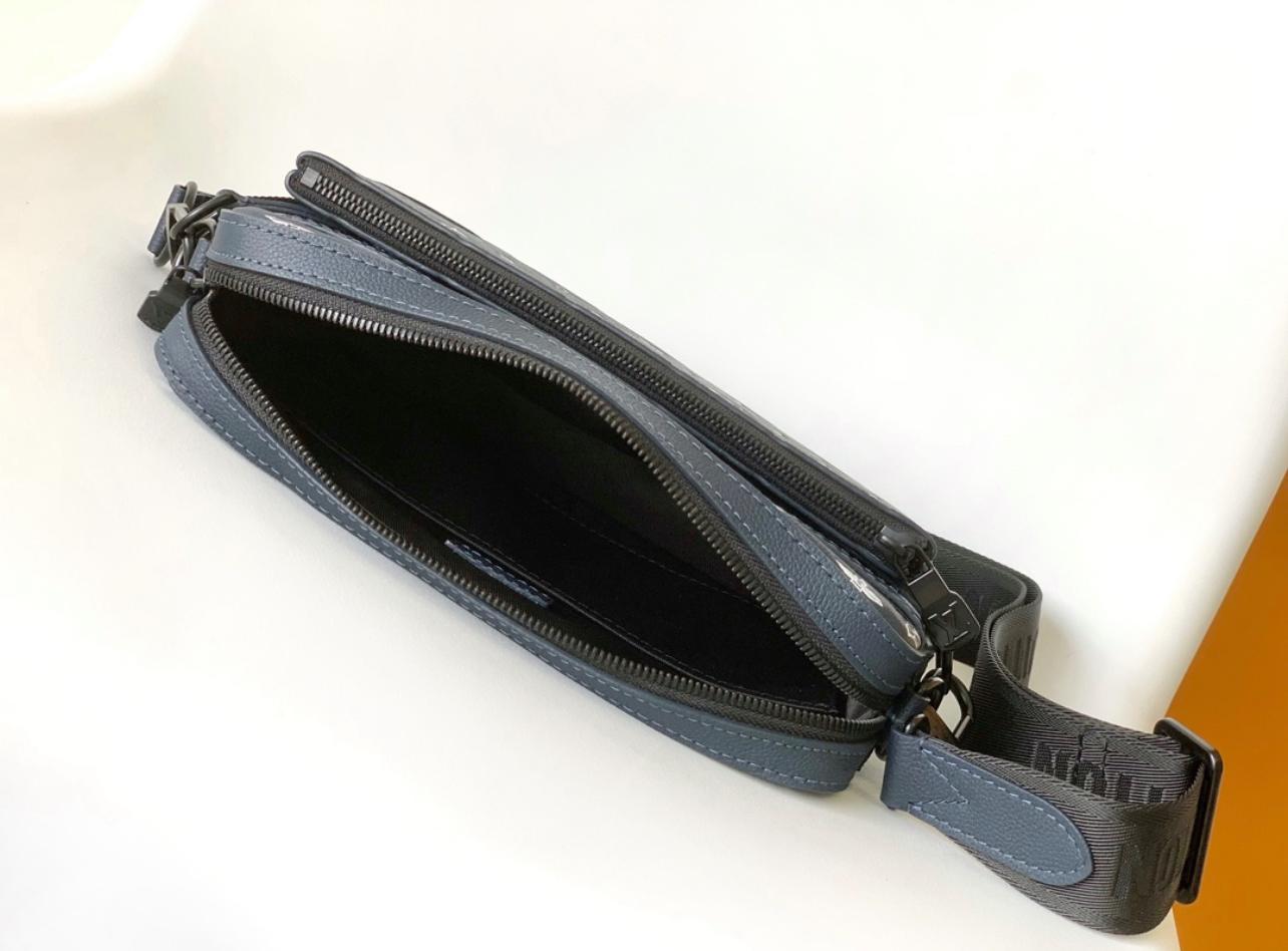 Louis Vuitton Monogram Sling Bag Set – Navy Blue | 100% Authentic