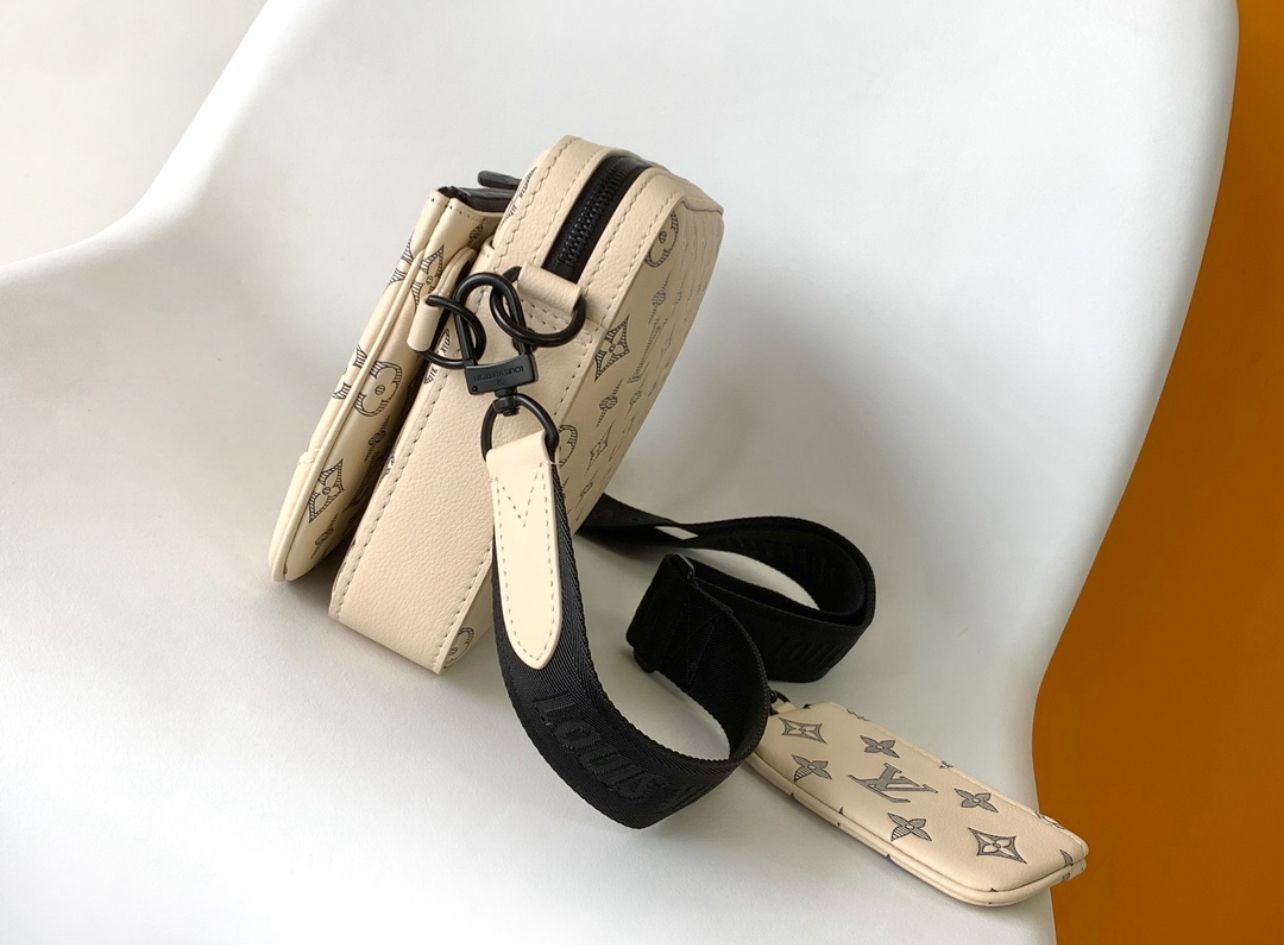Louis Vuitton Monogram Sling Bag – Cream (Authentic, Full Set)