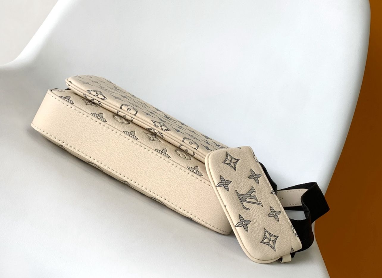 Louis Vuitton Monogram Sling Bag – Cream (Authentic, Full Set)